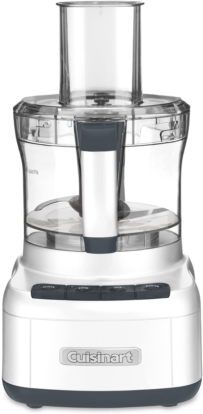 Restored Cuisinart FP-8FR Elemental 8 Cup Food Processor, White (Refurbished)