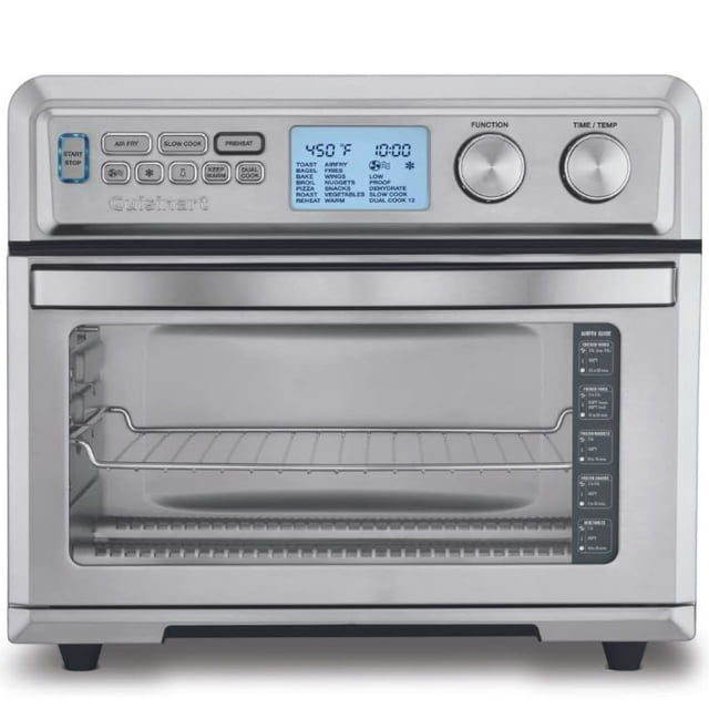 Restored Cuisinart Large Digital AirFryer Toaster Oven Stainless Steel