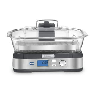Euro Cuisine Electric 3.4 Qt. Stainless Steel Food Steamer and Rice Cooker  FS3200 - The Home Depot