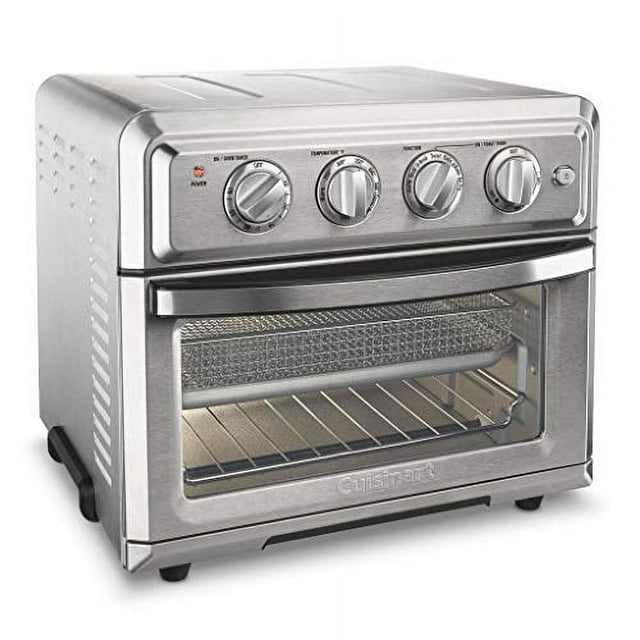 Restored Cuisinart TOA60 Convection Toaster Oven Air Fryer with Light, Silver (Refurbished)