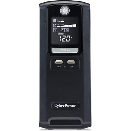Restored CyberPower CST135XLU-R 1350VA/810W AVR, LCD, USB 2.0 UPS System (Refurbished)