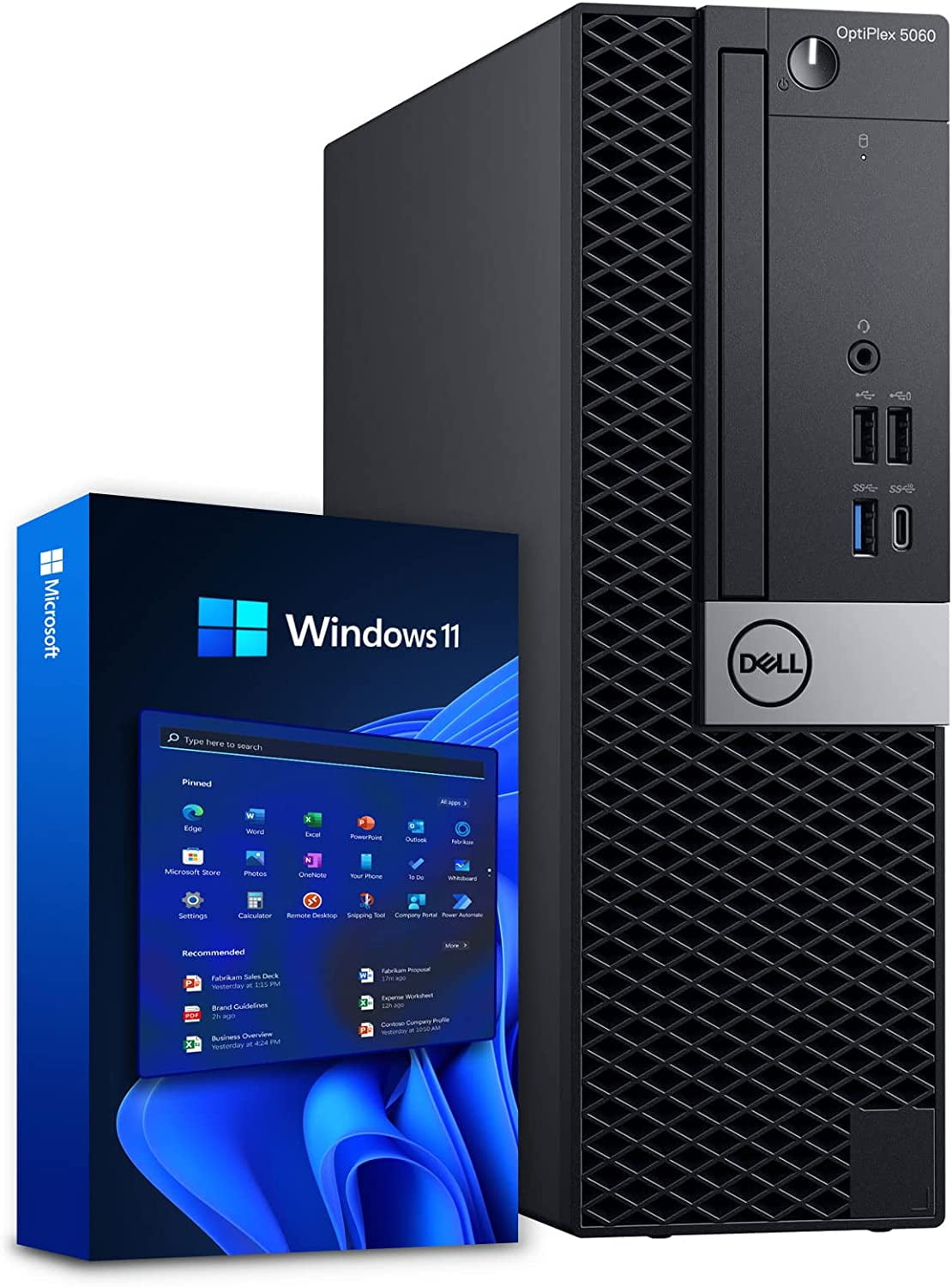 Restored DELL OptiPlex 5060 SFF Desktop (I5-8500 / 16GB / 256 GB,500GB / Windows 11) (Refurbished)