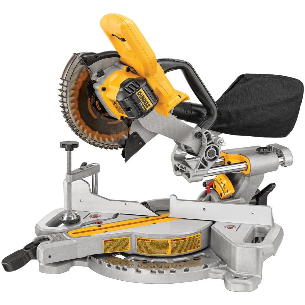 Restored DEWALT DCS361B Cordless Sliding Miter Saw Bare 7 1 4in Refurbished