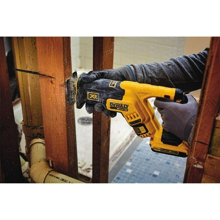 Refurbished DEWALT DCS367B 20V Max XR Brushless Compact Reciprocating Saw, (Tool Only),