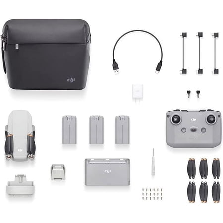 Restored DJI Mini 2 Fly More Combo Quadcopter with Remote Controller CP.MA.00000306.01 (Refurbished)