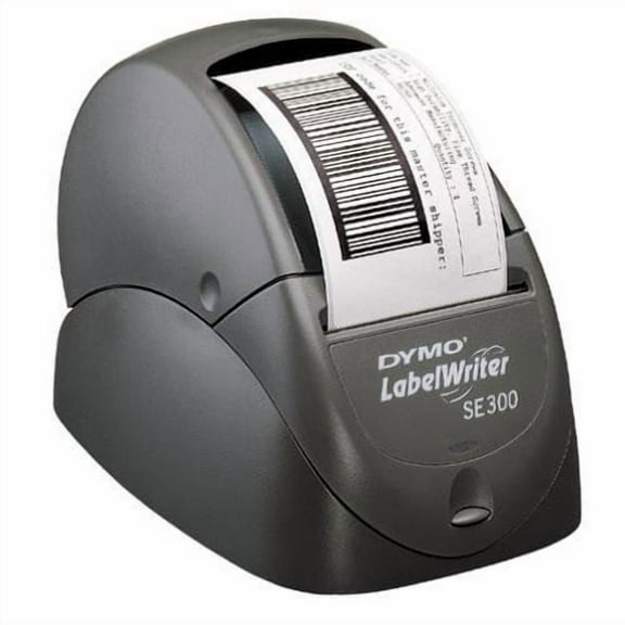 Restored DYMO LabelWriter SE300 Serial, Compact Serial Label Printer RS‑232, 203 dpi, Serial 67255 (Refurbished)