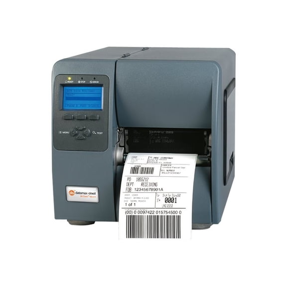 Restored Datamax M-4206 M-Class 4" Direct Thermal / Thermal Transfer Printer – 203 DPI, 6 IPS, USB/Serial/Parallel, Internal Rewinder, Peel/Present Sensor, 3" Media Hub, US Plug (Refurbished)