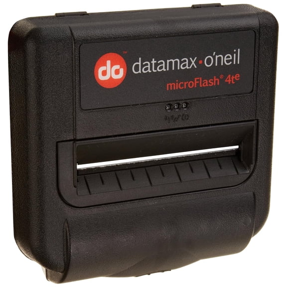Restored Datamax-O’Neil MicroFlash 4TE Portable Direct Thermal Label Printer (200360-100) – 4" Print Width, Swivel Belt Clip (Refurbished)