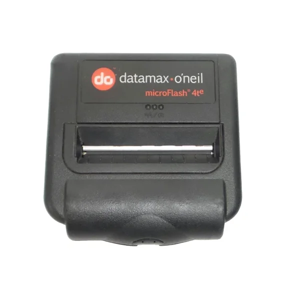 Restored Datamax-O’Neil microFlash 4t Portable Direct Thermal Printer (200360-100) – 4" Print Width, 203 dpi, 25 ips, Bluetooth (Refurbished)