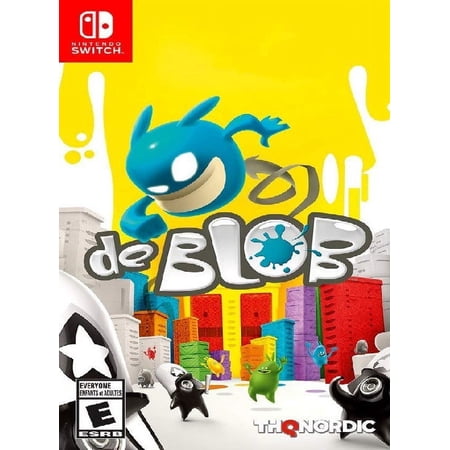 Restored De Blob (Nintendo Switch, 2018) Puzzle Game (Refurbished)