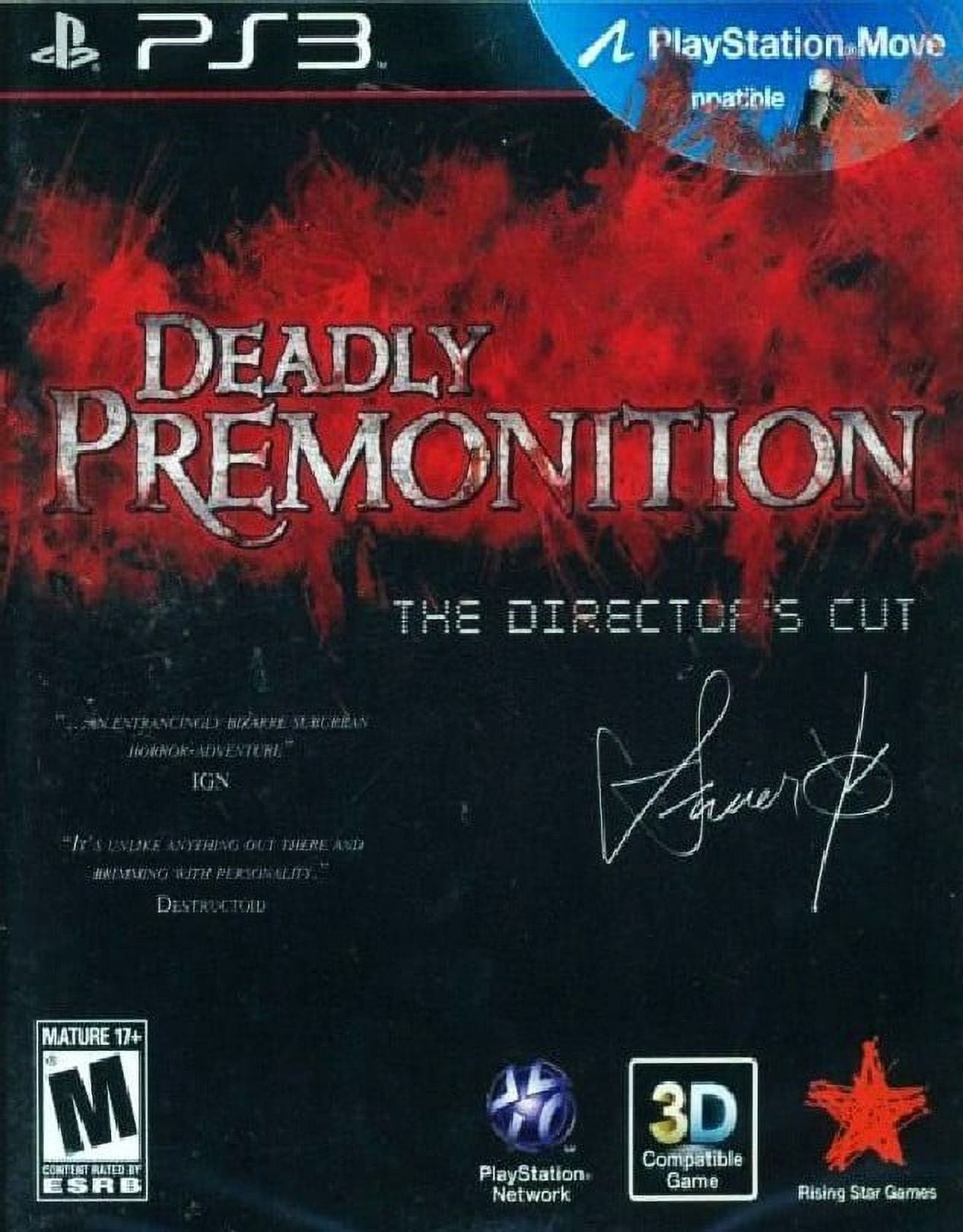 Restored Deadly Premonition - Director's Cut (Sony PlayStation 3, 2013) Video Game (Refurbished)