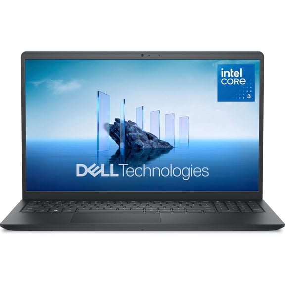 Restored Dell 15 .6" FHD Laptop - Intel Core 3 100U - 8GB DDR4 RAM - 512GB SSD - Windows 11 Home - Black