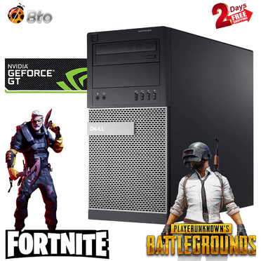 Restored Dell 3020 Core i5 Desktop Tower Gaming Computer, Intel 4th Generation Processor 16GB Ram, 120GB SSD, 500GB HDD, NVIDIA GT 1030 DDR5, Bto Wi-Fi Adapter, Windows 10 PC (Refurbished)