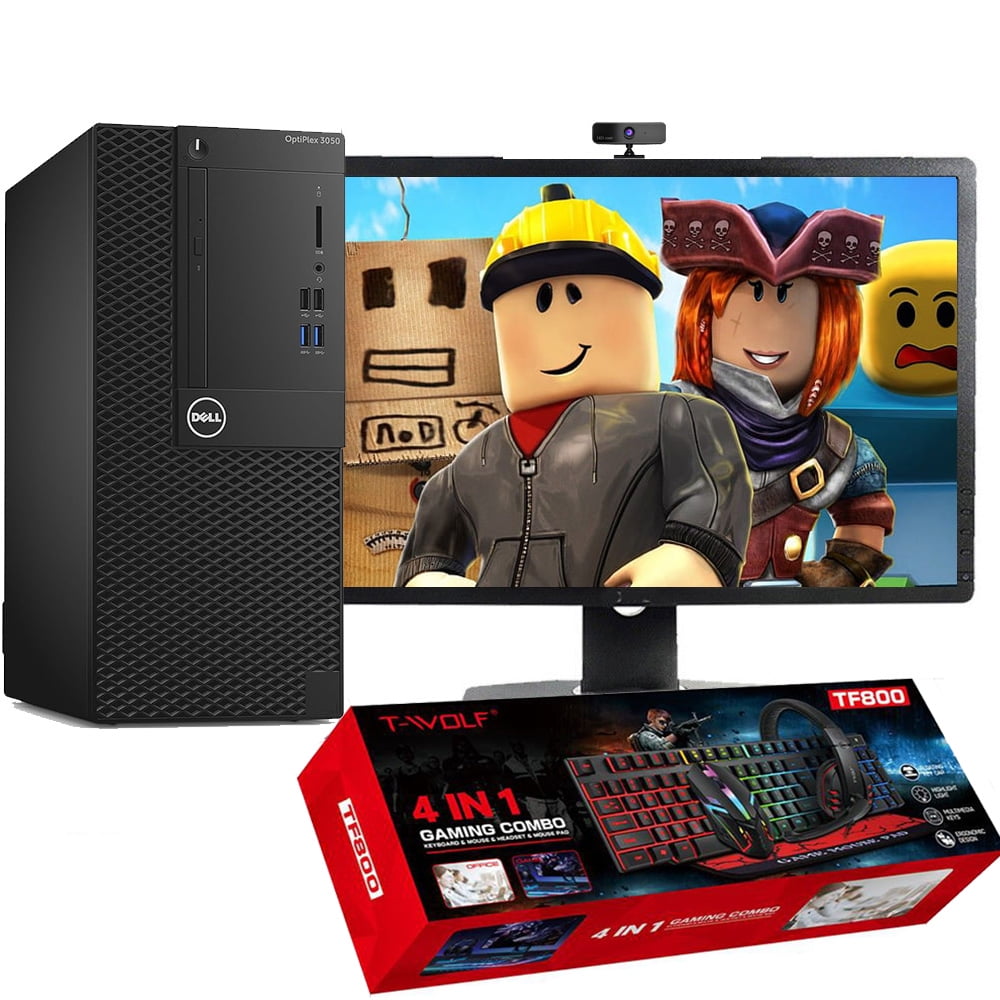 Restored Dell 3050 Gaming PC Tower Core i3 3.9GHz Processor