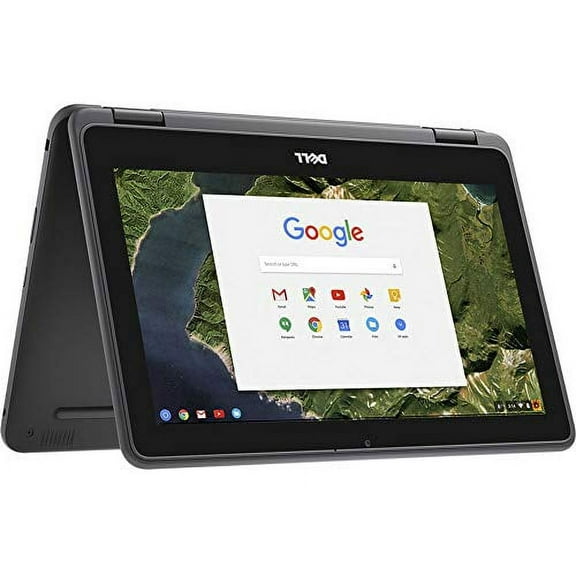Restored Dell 3189 Convertible Chromebook 11.6" HD IPS Touchscreen, Intel Celeron N3060 Up to 2.48GHz, 4GB Ram 32GB SSD, HDMI, (Refurbished)