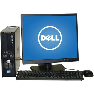 Restored Dell 380 Desktop PC with Intel Core 2 Duo E7400 Processor, 4GB Memory, 19" LCD Monitor, 160GB Hard Drive and Windows 10 Pro (Refurbished)