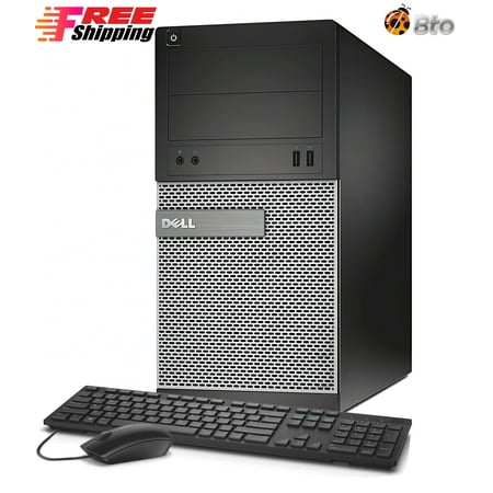 Restored Dell 390 Desktop Tower Computer PC Intel Core i52400 2nd Gen. 3.0GHz Processor 16GB RAM 500GB HDD Wifi Adapter Bto KB & Mouse Windows 10 Pro (Refurbished)