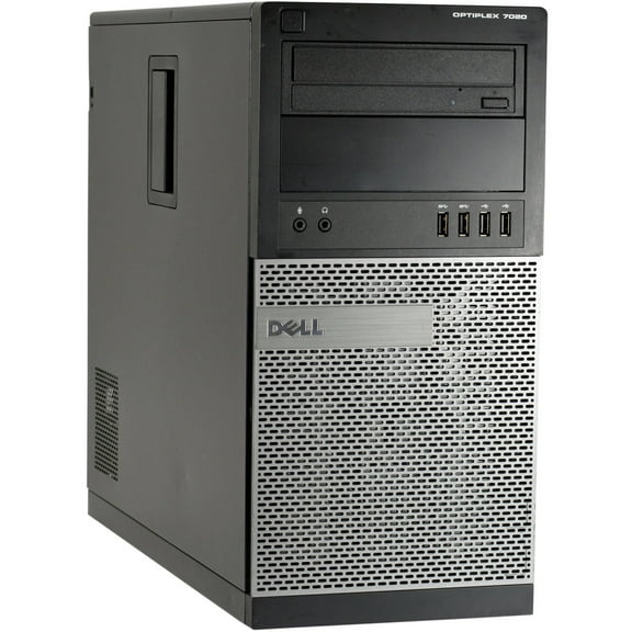 Restored Dell 7020-T Desktop PC with Intel Core i7-4770 Processor, 8GB Memory, 2TB Hard Drive and Windows 10 Pro (Monitor Not Included) (Refurbished)