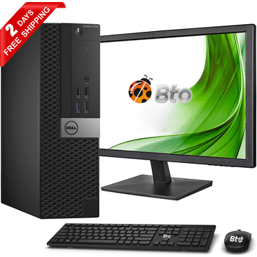 Restored Dell 7040 Desktop SFF Computer PC Intel Core i5 6th 3.4GHz Processor 16GB Ram 2TB HDD Bto 19 Inch LCD Kb & Mouse Wifi Adapter Window 10 Pro (Refurbished)