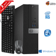 thumbnail image 1 of Restored Dell 7040 SFF Computer Core i5 6th 3.4GHz 16GB Ram 2TB HDD Keyboard and Mouse, Wi-Fi, Win10 Pro Desktop PC (Refurbished), 1 of 11