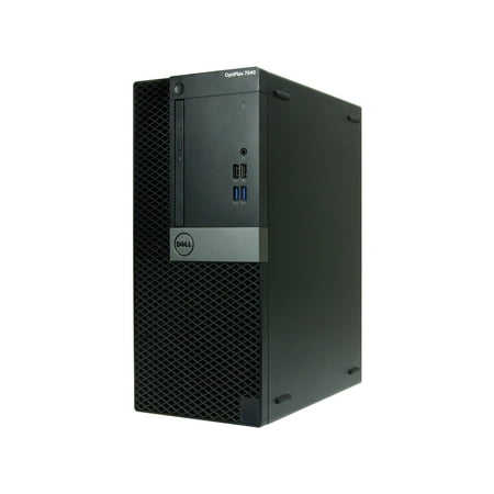 Restored Dell 7040-T Desktop PC with Intel Core i5-6500 3.2GHz Processor, 8GB Memory, 240GB SSD-2.5 and Win 10 Pro (64-bit) (Monitor Not Included) (Refurbished)