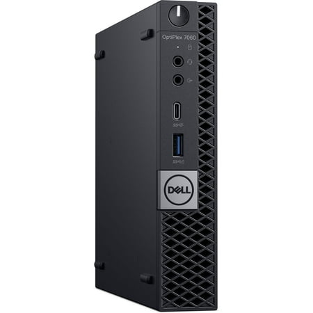 Refurbished Dell OptiPlex 7060-MICRO Desktop - Intel Core i7 - 32GB Memory - 1TB SSD - Black