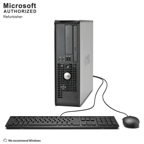 Restored Dell 780 Small Form Factor Desktop PC with Intel Core 2 Duo Processor, 6GB Memory, 1TB Hard Drive and Windows 10 Pro (Monitor Not Included) (Refurbished)