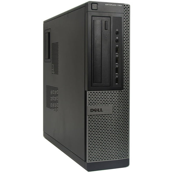 Restored Dell 790 Desktop PC with Intel Core i3-2100 Processor, 4GB Memory, 250GB Hard Drive and Windows 10 Pro (Monitor Not Included) (Refurbished)