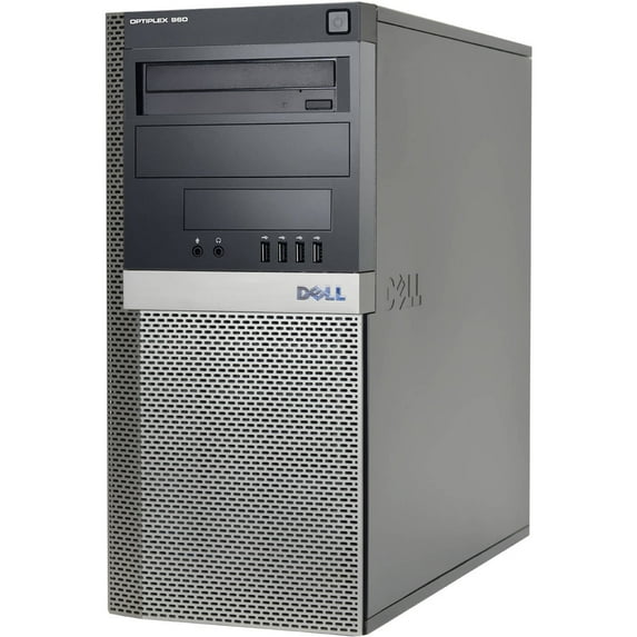 Restored Dell 960 Desktop PC with Intel Core 2 Duo Processor, 4GB Memory, 1.5TB Hard Drive and Windows 10 Pro (Monitor Not Included) (Refurbished)