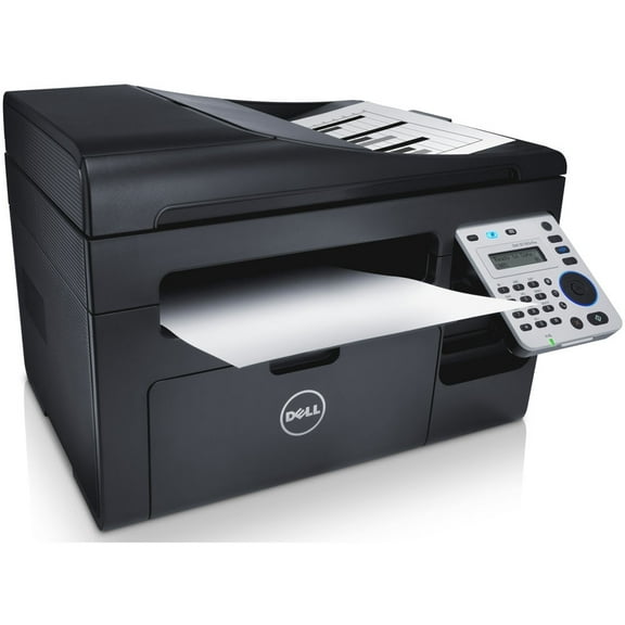Restored Dell B1165nfw Wireless Monochrome Laser Multifunction Printer – Print, Copy, Scan & Fax with Automatic Document Feeder