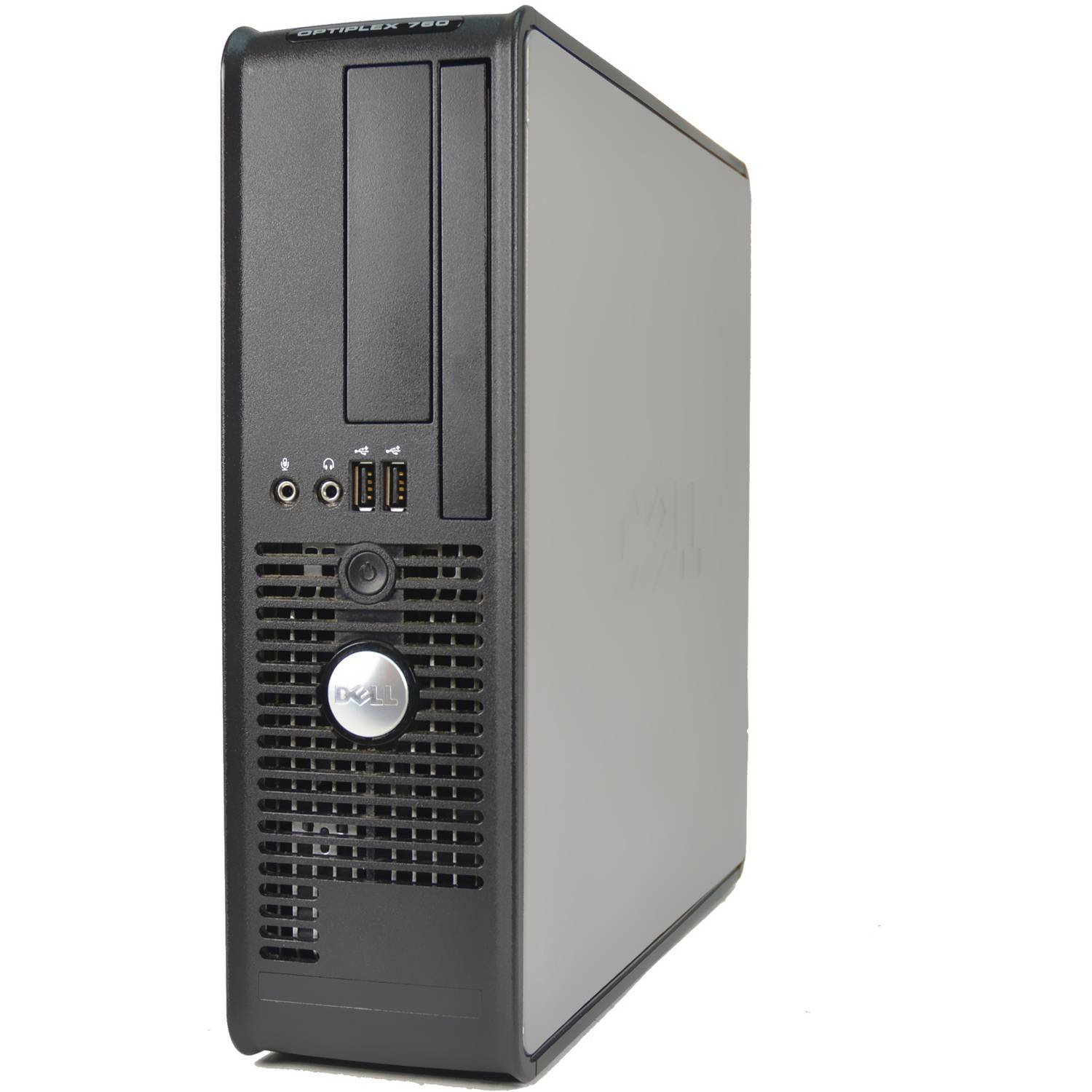 Restored Dell Black 760 Desktop PC with Intel Core 2 Duo Prcessor, 4GB Memory, 1TB Hard Drive and Windows 10 Pro (Monitor Not Included) (Refurbished) - image 1 of 5