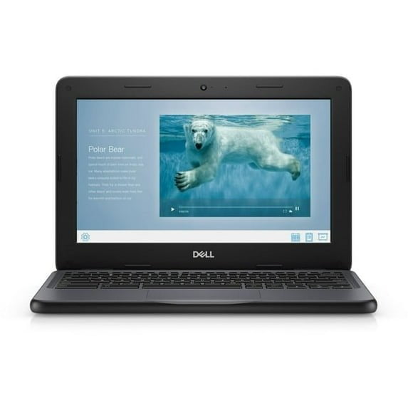 Restored Dell Chromebook 11 3100 11.6" Laptop Celeron N4120 4GB 32GB HDD ChromeOS Black Refurbished