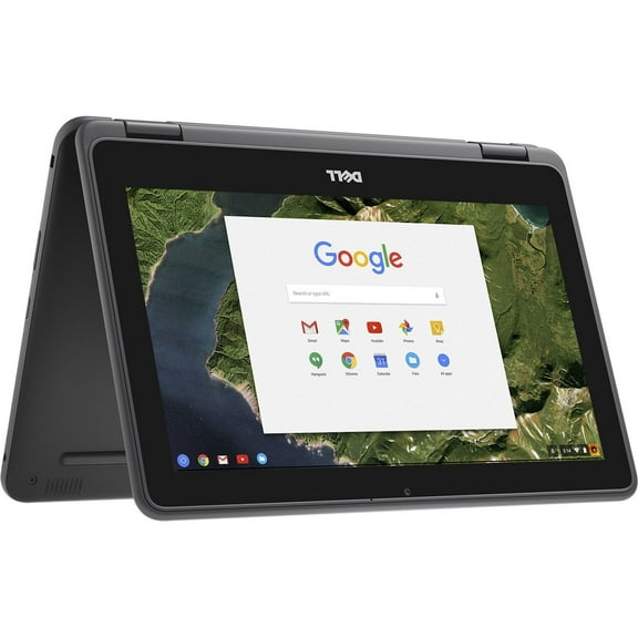 Restored Dell Chromebook 11 - 3189 Intel Celeron N3060 X2 1.6GHz 4GB 16GB, Black (Refurbished)