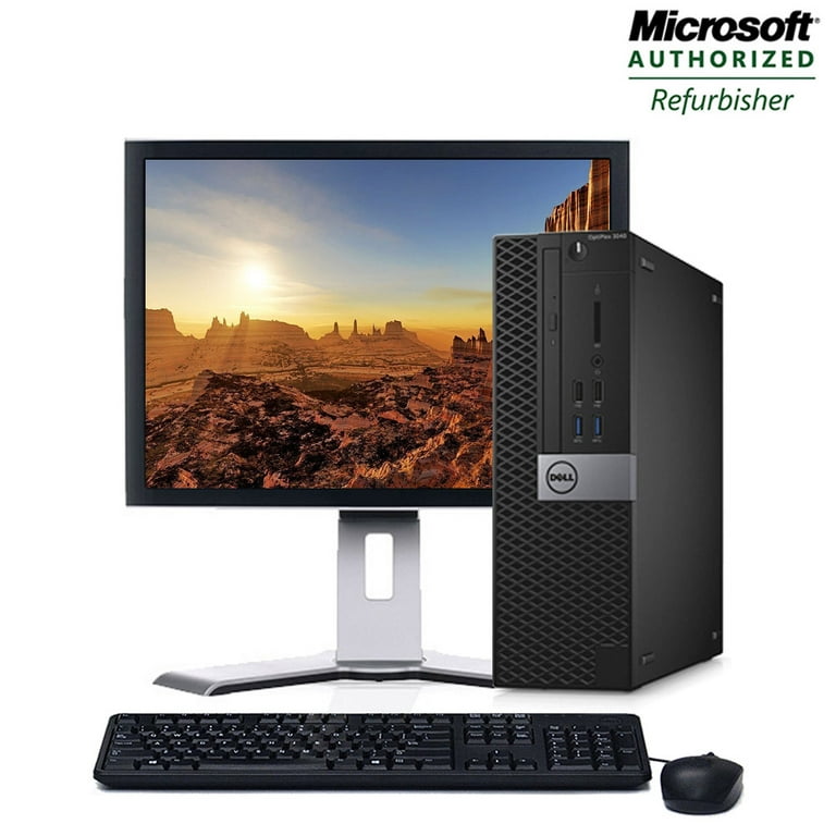 Restored Dell Desktop Computer OptiPlex 3040 SFF Intel Core i5 6th 