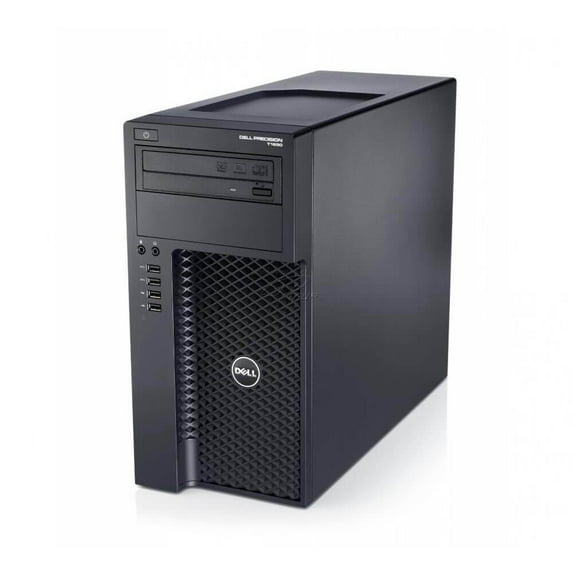 Restored Dell Desktop Computer Precision T1650 Workstation Tower E31220 V2 Quad Core 3.1Ghz 8GB 500GB Dual DVI Windows 10 PC (Refurbished)