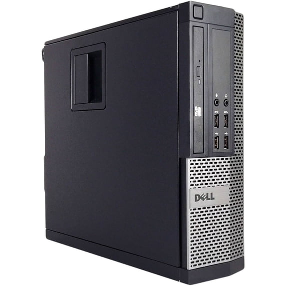 Restored Dell Desktop Towers Computer, Intel i5 Quad Core Gen 3, 8GB RAM, 320GB HD, Windows 10 Professional 64Bit, Black, 7010 (Refurbished)