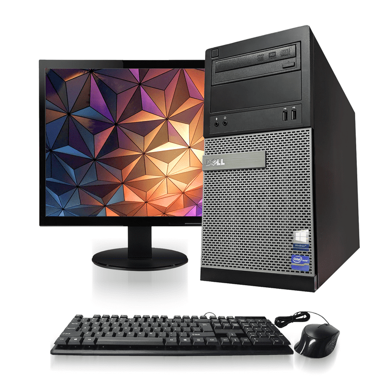 DELL - ☆Corei5 2TB HDD☆Windows10 PC オフィスつき Wifi Dell Dual Core Desktop Towers, Intel Core i3, 8GB, 2TB HD