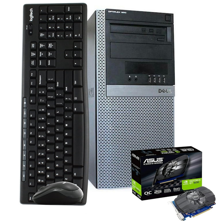 Fast Gaming PC Computer Bundle Intel Quad Core i5 16GB 1TB Windows 10 2GB  GT730