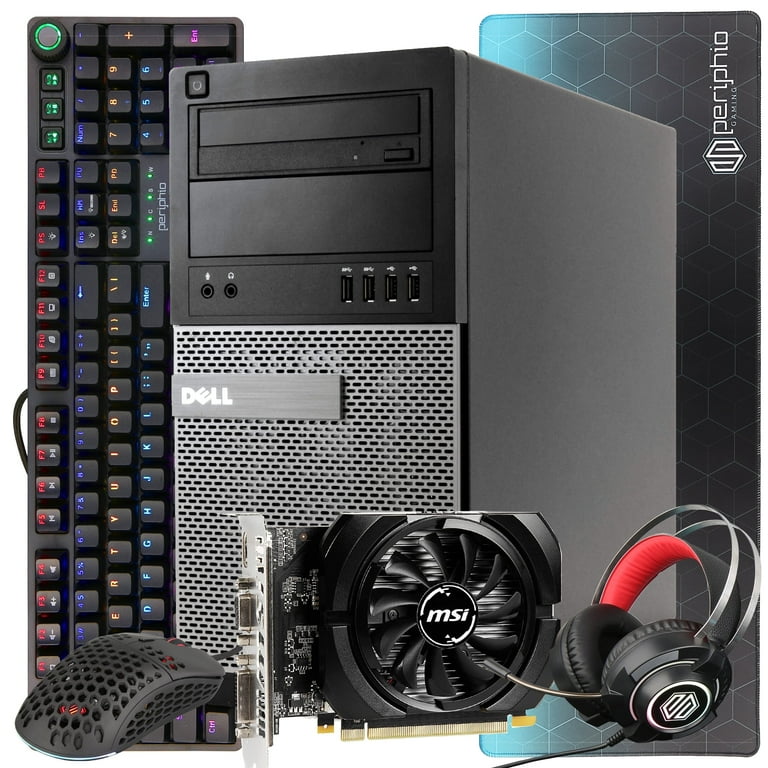 Restored Dell Gaming Computer PC, Intel Core i5, NVIDIA GeForce GT 730 2GB, 16GB DDR3 RAM, 500GB SSD + 2TB HDD, WIFI, 4in1 RGB PC Gaming Kit, Windows Restored Dell Gaming Computer PC, Intel Core i5, NVIDIA GeForce GT 730 2GB, 16GB DDR3 RAM, 500GB SSD + 2TB HDD, WIFI, 4in1 RGB PC Gaming Kit, Windows