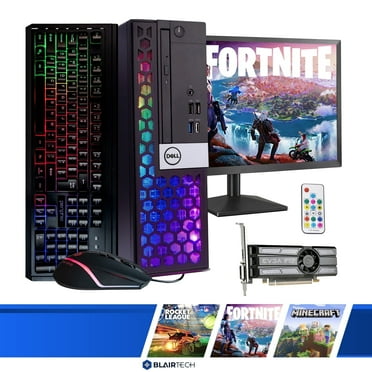 Dell Gaming PC Bundle Custom Desktop Computer, Intel i5, 16GB RAM, 512GB SSD, Restored