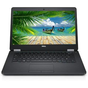 Restored Dell Latitude E5470 i5 6300U 8GB 256GB SSD 14 HD Windows 10 Pro Camera Wi-Fi Bluetooth Thin Laptop (Refurbished)