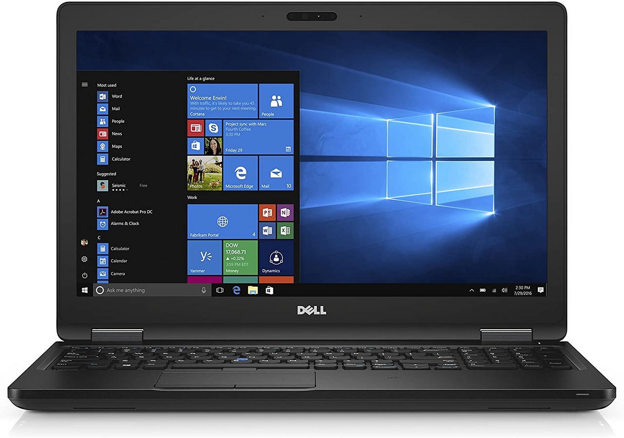 Restored Dell Latitude E5590 15.6in Laptop, Core i5-8350U 1.9GHz, 16GB Ram,  256GB SSD, Webcam, Windows 11 Pro 64bit (Refurbished) - Walmart.com