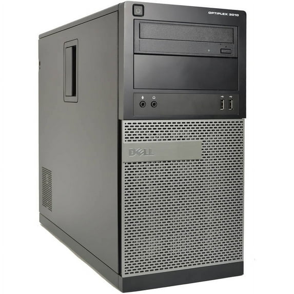 Restored Dell OptiPlex 3010-T Desktop PC with Intel Core i5-3470 Processor, 8GB Memory, 500GB Hard Drive and Windows 10 Home (Monitor Not Included) (Refurbished)