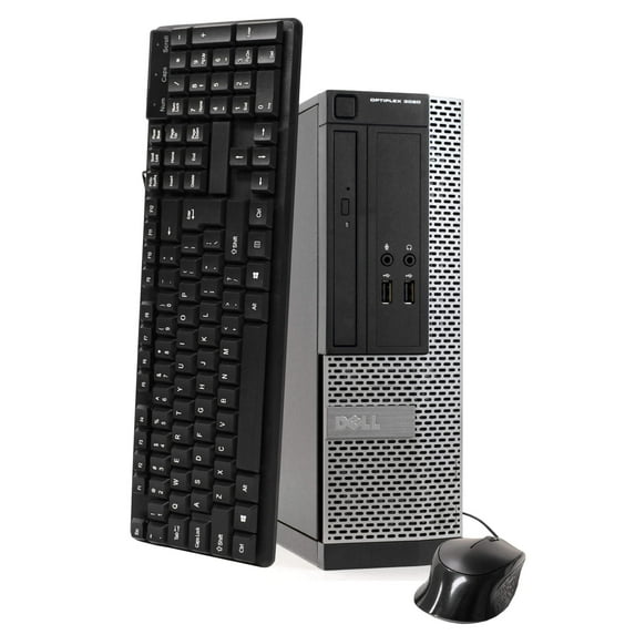 Restored Dell OptiPlex 3020 Desktop Computer, Intel Core i5, 16GB RAM, 2TB HD, DVD-ROM, Windows 10 Home 64 Bit, Black (Refurbished)