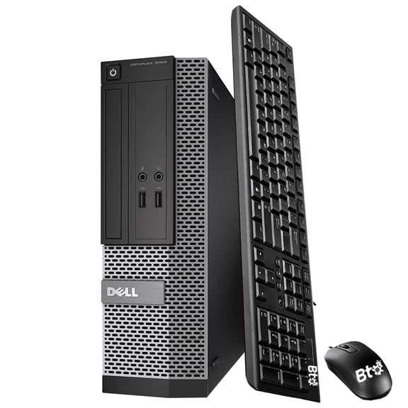 Restored Dell OptiPlex 3020 SFF Computer Desktop PC, Intel Core i5 Processor, 8GB Ram, 120GB M.2 SSD, 2TB Hard Drive, BTO Keyboard & Mouse, Wi-Fi & Bluetooth, Windows 10 Pro (Refurbished)