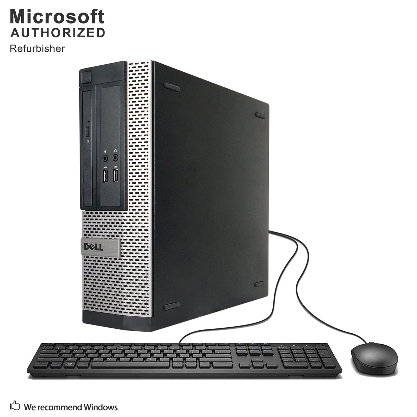 Restored Dell OptiPlex 3020 SFF Desktop, Intel Quad Core I54590