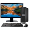 thumbnail image 1 of Restored Dell OptiPlex 3040 SFF Desktop i3-6100 8GB RAM 1TB SSD Keyboard and Mouse Wi-Fi 22" LCD Monitor Windows 10 Pro PC (Refurbished), 1 of 5