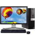 thumbnail image 1 of Restored Dell OptiPlex 3040 SFF Windows 10 Pro Desktop PC Tower Core i5 3.2GHz Processor 8GB RAM 256GB SSD DVD-RW Wi-fi with a 20" Widescreen LCD- Computer (Refurbished), 1 of 5