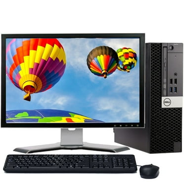 Restored Dell OptiPlex 3040 SFF Windows 10 Pro Desktop PC Tower Core i5 3.2GHz Processor 8GB RAM 256GB SSD DVD-RW Wi-fi with a 20" Widescreen LCD- Computer (Refurbished)