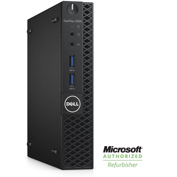 Restored Dell OptiPlex 3050 Desktop - Intel Core i5-6500T 2.5GHz - 8GB RAM - 256GB SSD - Intel HD Graphics 530 (Integrated) - Windows 10 Pro - Micro - Black - (MAR) (Refurbished)